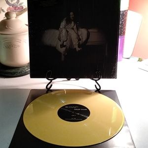 Billy Eillish When We Fall Asleep .Where Do We Go? 12" Yellow{Apricot} Vinyl LP